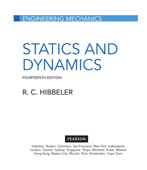 Engineering Mechanics: Statics and Dynamics, 14th Edition